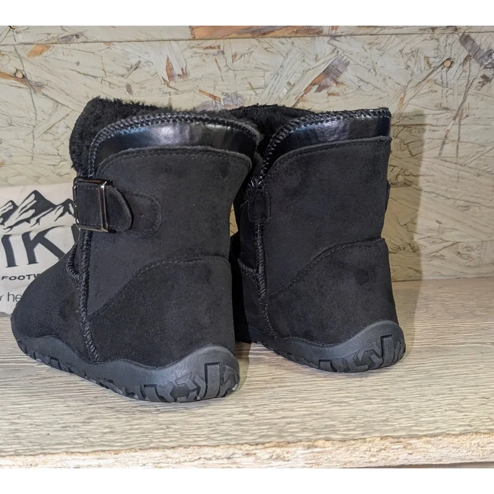 Hike Footwear Women's Boots Cozely Zero Drop Barefoot Wide Toe Fleece Lined 6